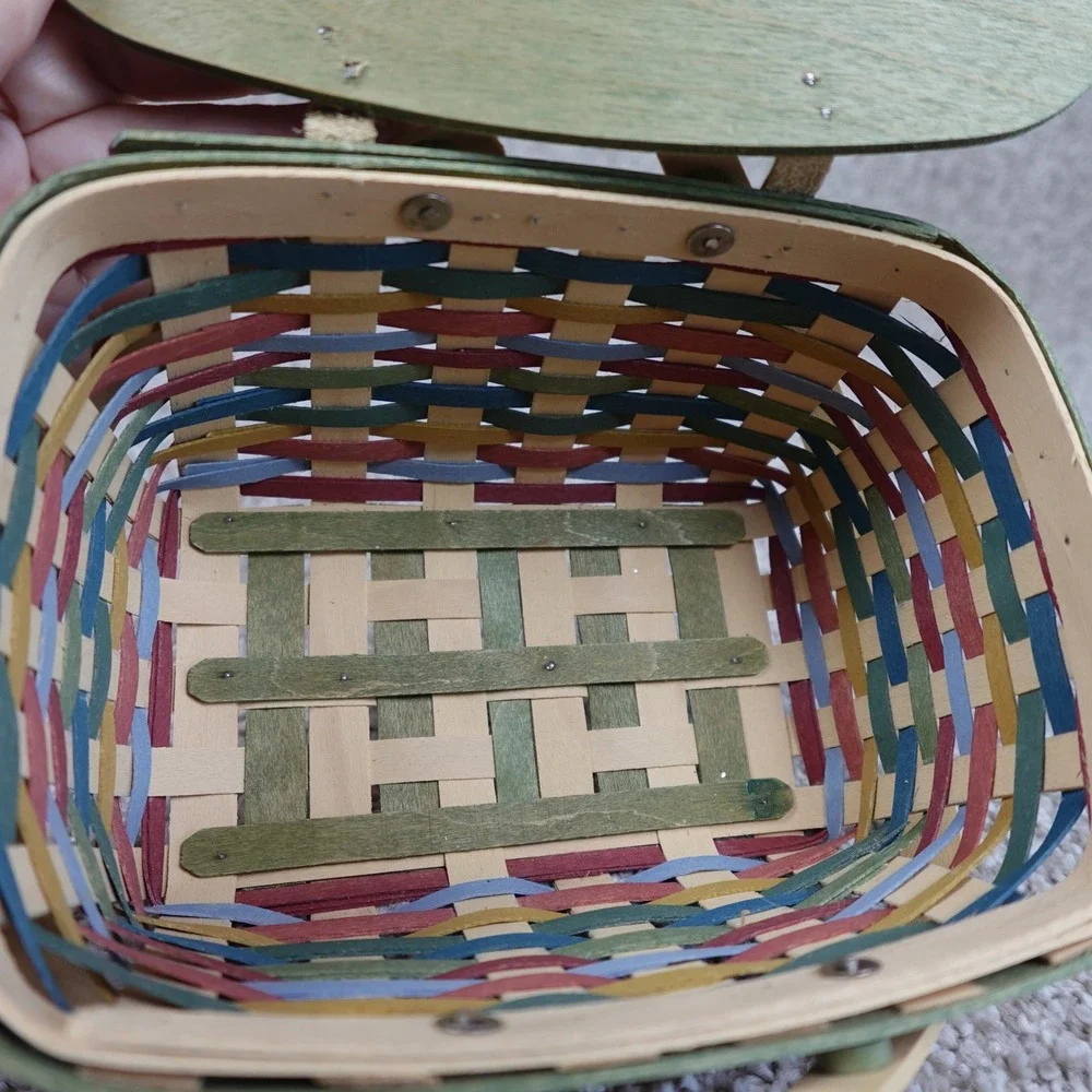 Longaberger 2014 Collectors Club Miniature Life's a Picnic Basket 12851 Multi
